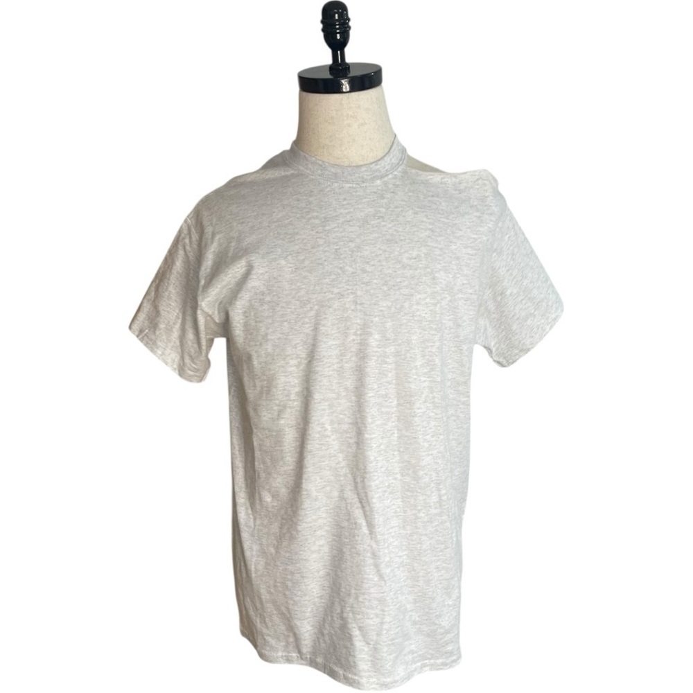 Gildan Cut Out Shoulder Tee T-Shirt Heather Gray